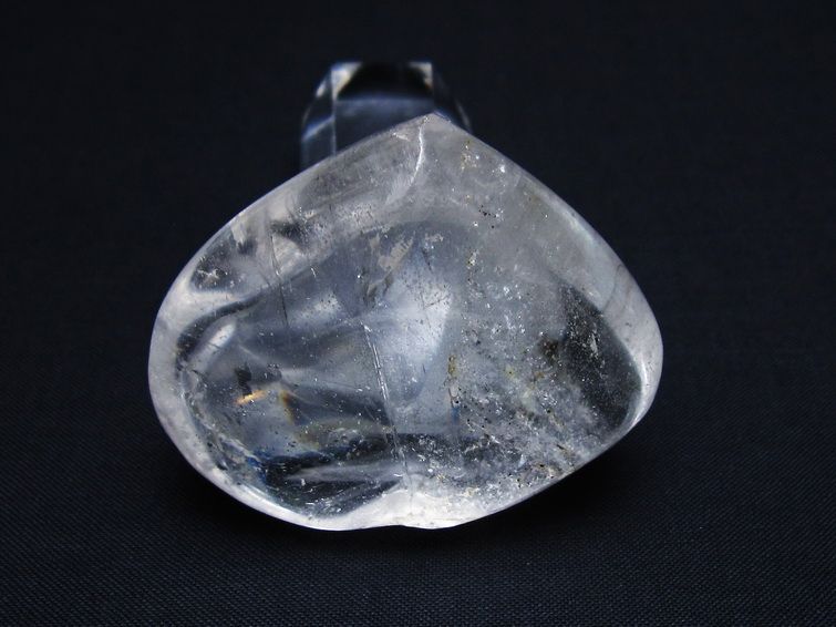 水晶 ハート置物 一点物 145-1498