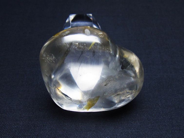 水晶 ハート置物 一点物 145-1502