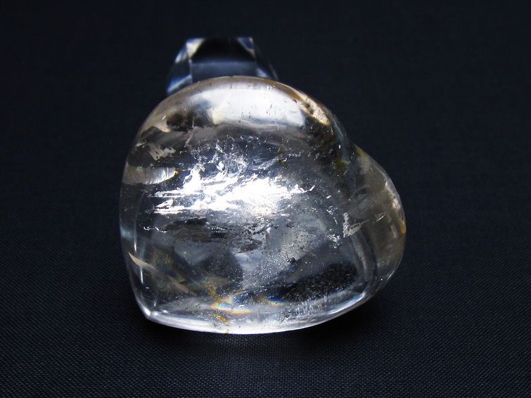 水晶 ハート置物 一点物 145-1508