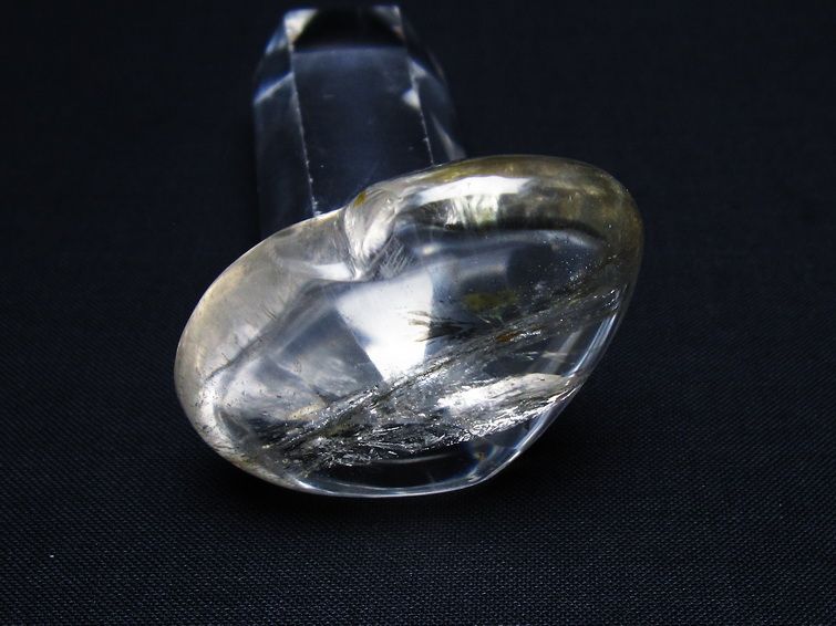 水晶 ハート置物 一点物 145-1523