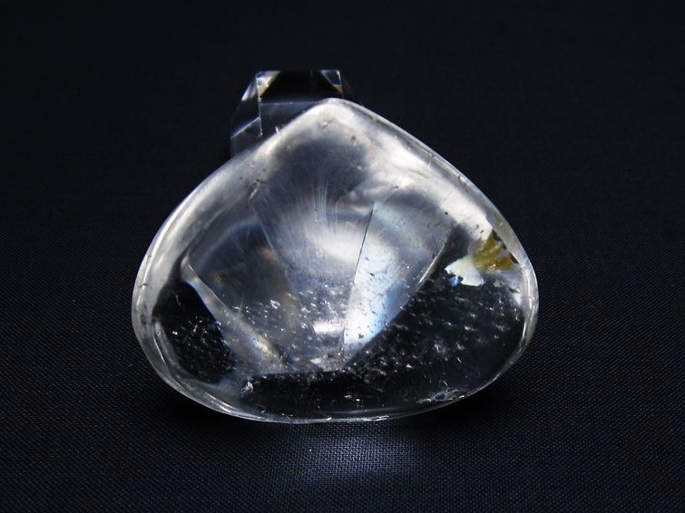 水晶 ハート置物 一点物 145-1595
