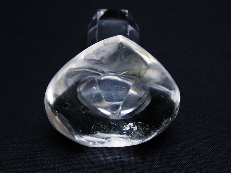 水晶 ハート置物 一点物 145-1604