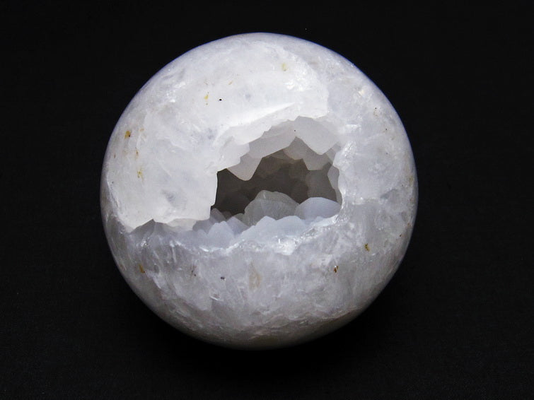 アゲート 笑口丸玉 ジオード スフィア 丸玉 一点物  151-5581