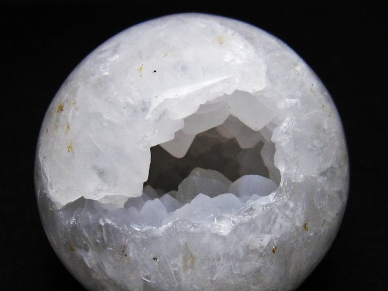 アゲート 笑口丸玉 ジオード スフィア 丸玉 一点物  151-5581