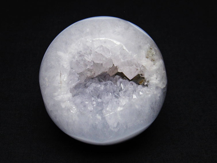 アゲート 笑口丸玉 ジオード スフィア 丸玉 一点物  151-5592