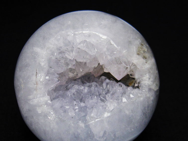 アゲート 笑口丸玉 ジオード スフィア 丸玉 一点物  151-5592