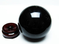 モリオン 丸玉 黒水晶 スフィア 82mm 一点物 151-5901