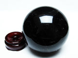 1.1Kg モリオン 丸玉 黒水晶 スフィア 91mm 一点物 151-5914