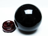 1.1Kg モリオン 丸玉 黒水晶 スフィア 92mm 一点物 151-5919