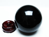 モリオン 丸玉 黒水晶 スフィア 87mm 一点物 151-5931