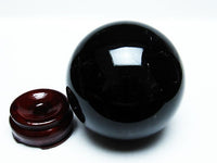 モリオン 丸玉 黒水晶 スフィア 82mm 一点物 151-5935