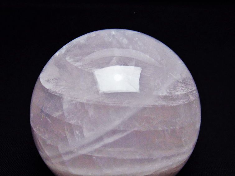 ミルキークォーツ 丸玉 69mm ピンク 一点物 151-5942 – 天然石