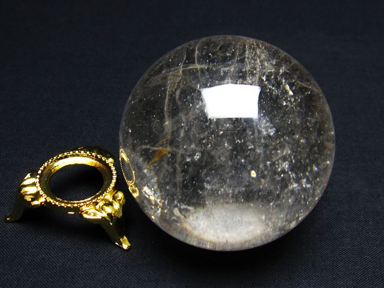水晶 丸玉 54mm 水晶玉 スフィア 一点物  151-6103