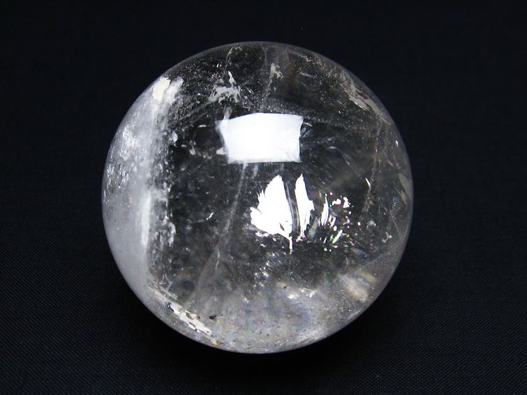 水晶 丸玉 56mm 水晶玉 スフィア 一点物  151-6108
