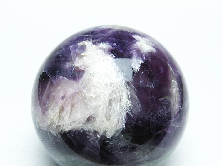 エンジェルフェザー フローライト 丸玉 60mm 一点物 151-7224