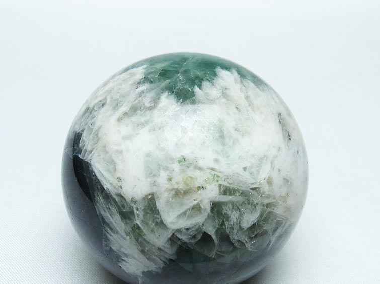 エンジェルフェザー フローライト 丸玉 60mm 一点物 151-7225