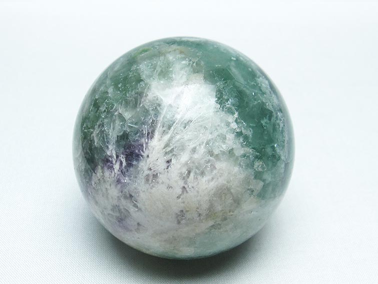 エンジェルフェザー フローライト 丸玉 65mm 一点物 151-7229