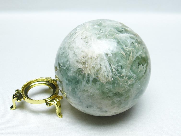 エンジェルフェザー フローライト 丸玉 72mm 一点物 151-7247