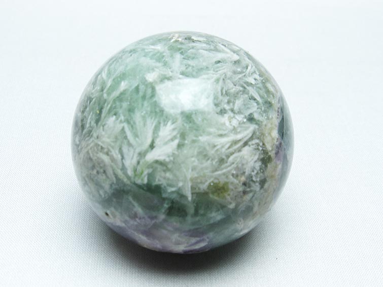 エンジェルフェザー フローライト 丸玉 58mm 一点物 151-7259