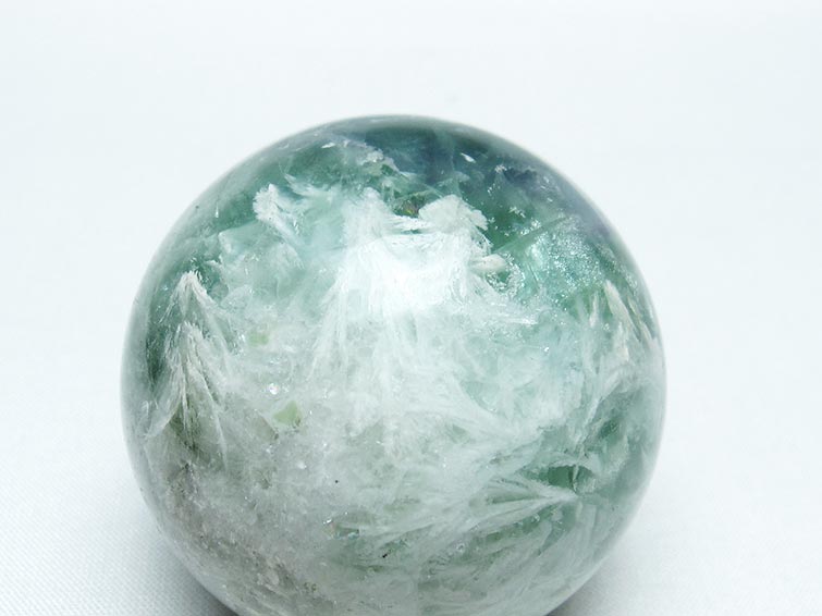 エンジェルフェザー フローライト 丸玉 54mm 一点物 151-7267