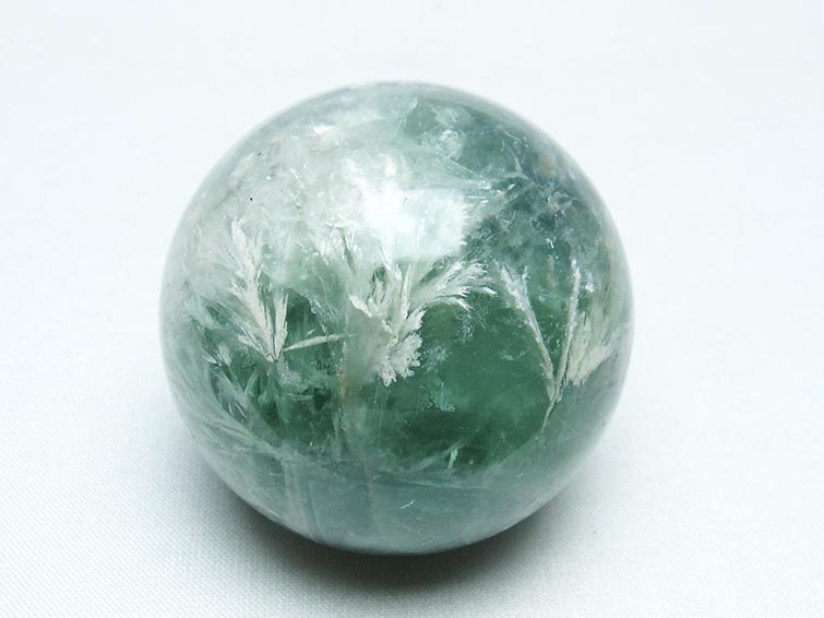 エンジェルフェザー フローライト 丸玉 52mm 一点物 151-7276