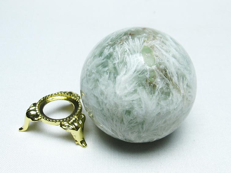 エンジェルフェザー フローライト 丸玉 54mm 一点物 151-7277