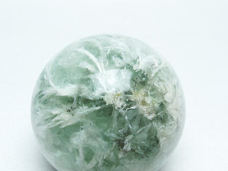 エンジェルフェザー フローライト 丸玉 54mm 一点物 151-7279