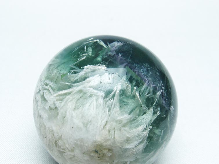 エンジェルフェザー フローライト 丸玉 54mm 一点物 151-7282