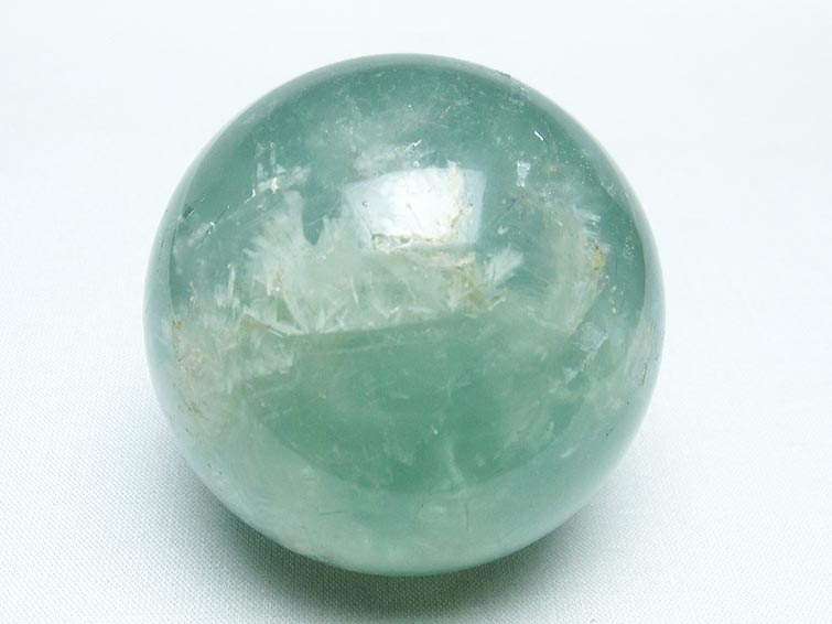 エンジェルフェザー フローライト 丸玉 62mm 一点物 151-7299