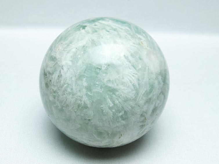 エンジェルフェザー フローライト 丸玉 84mm 一点物 151-7315