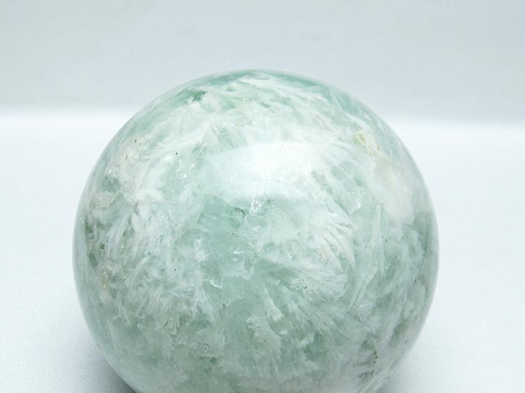 エンジェルフェザー フローライト 丸玉 84mm 一点物 151-7315