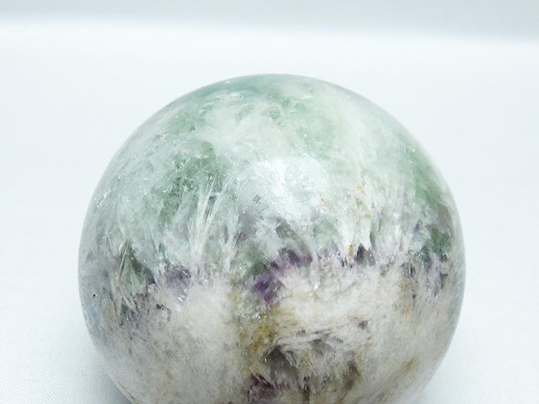 エンジェルフェザー フローライト 丸玉 71mm 一点物 151-7317
