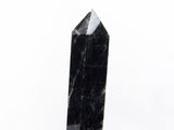 1.3Kg モリオン 六角柱 黒水晶 ポイント 置物 原石 台座付属 一点物 152-2201