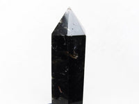 モリオン 六角柱 黒水晶 ポイント 置物 原石 台座付属 一点物 152-2249