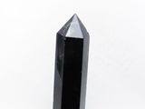 1Kg モリオン 六角柱 黒水晶 ポイント 置物 原石 台座付属 一点物 152-2254