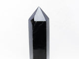 モリオン 六角柱 黒水晶 ポイント 置物 原石 台座付属 一点物 152-2258