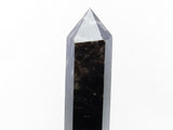 1Kg モリオン 六角柱 黒水晶 ポイント 置物 原石 台座付属 一点物 152-2264