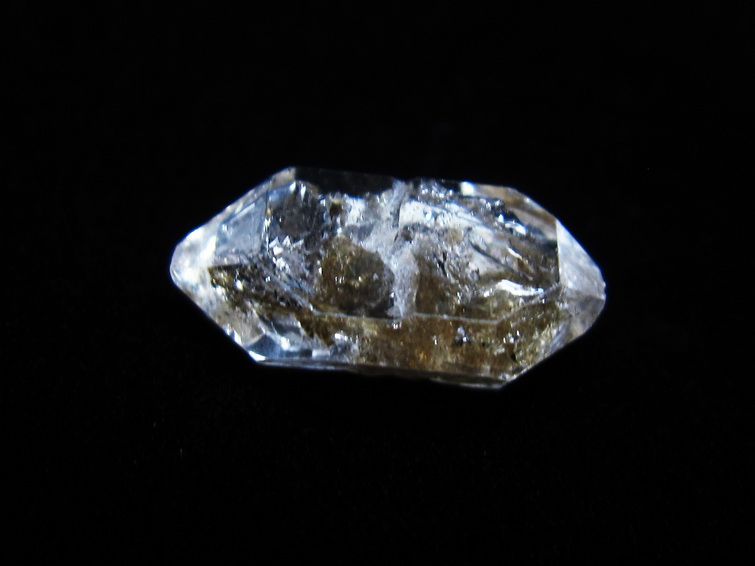 オイルインクォーツ 原石 石油入り 水晶 原石 一点物 171-3837