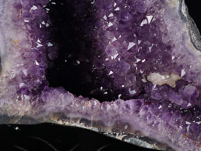 19.3Kg アメジスト ドーム ブラジル産 原石 置物 カペーラ ジオード amethyst カルサイト付き 台座付属 一点物  174-1299