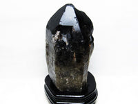 4.9Kg モリオン 黒水晶 原石 台座付属  一点物 191-383