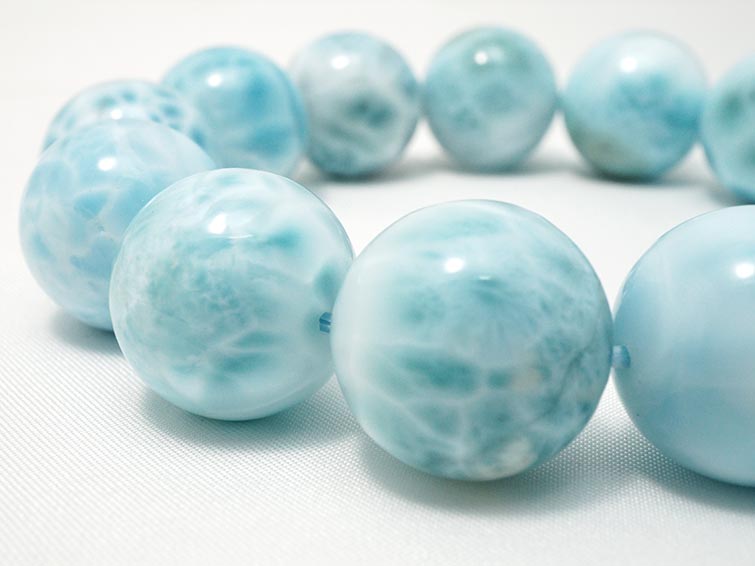ラリマー ブレスレット 18mm 一点物 199-166
