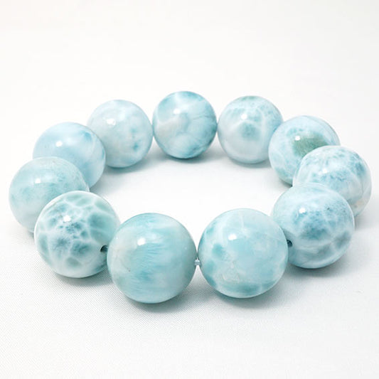 ラリマー ブレスレット 22mm 一点物 199-174