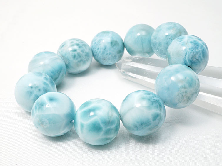 ラリマー ブレスレット 22mm 一点物 199-175