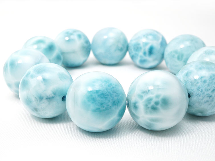 ラリマー ブレスレット 22mm 一点物 199-175