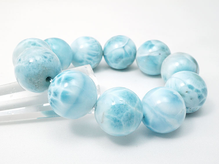 ラリマー ブレスレット 22mm 一点物 199-176