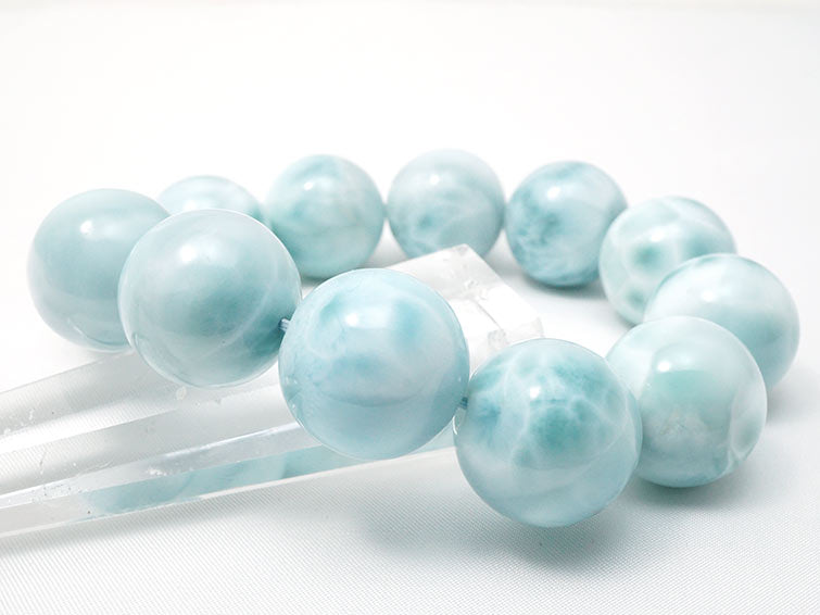 ラリマー ブレスレット 20mm 一点物 199-179 – 天然石