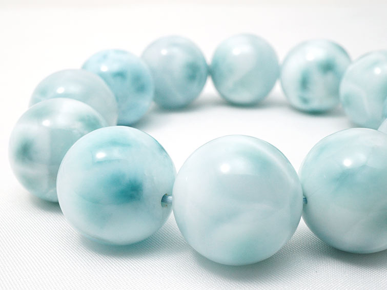 ラリマー ブレスレット 20mm 一点物 199-179 – 天然石・パワーストーン