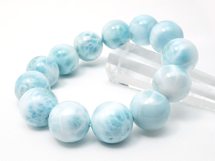 ラリマー ブレスレット 19mm 一点物 199-182