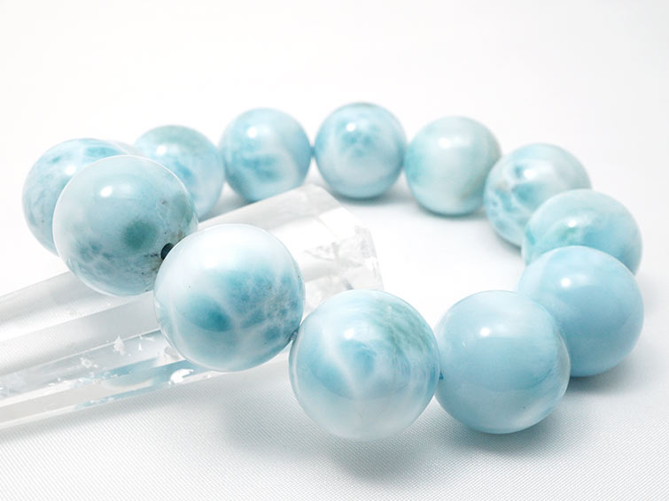 ラリマー ブレスレット 19mm 一点物 199-182