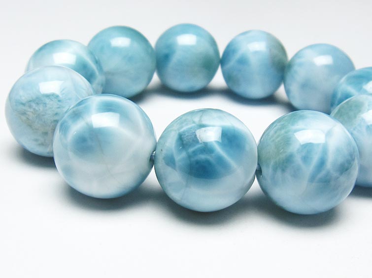 ラリマー ブレスレット 20mm 一点物 199-190